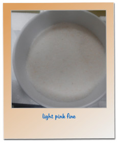 light pink fine
